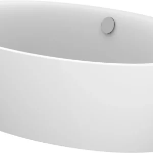 Achat Immédiat Baignoire Schmidlin Ella Oval Shape 180 x 100 cm Blanc